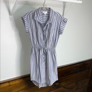 Japna‎ Striped Blue Shirt Dress- S